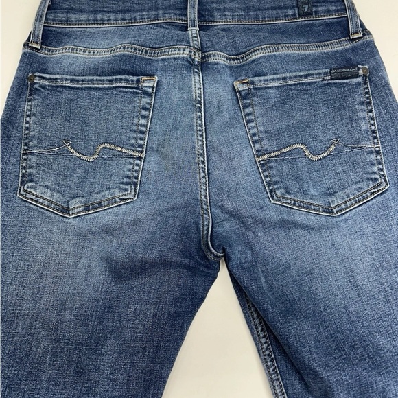 NOT FOR SALE 7 Seven For All Mankind Slimmy Jeans 30 x 32 Straight Leg - Picture 4 of 9